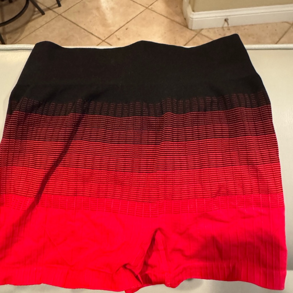 Black and Red Shorts